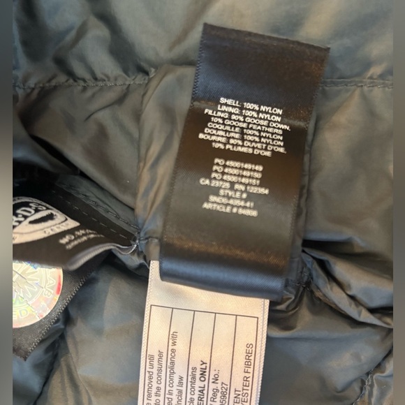 Aritzia Babaton The Foundation Gray Goose Down Puffer Jacket Small - Picture 10 of 10